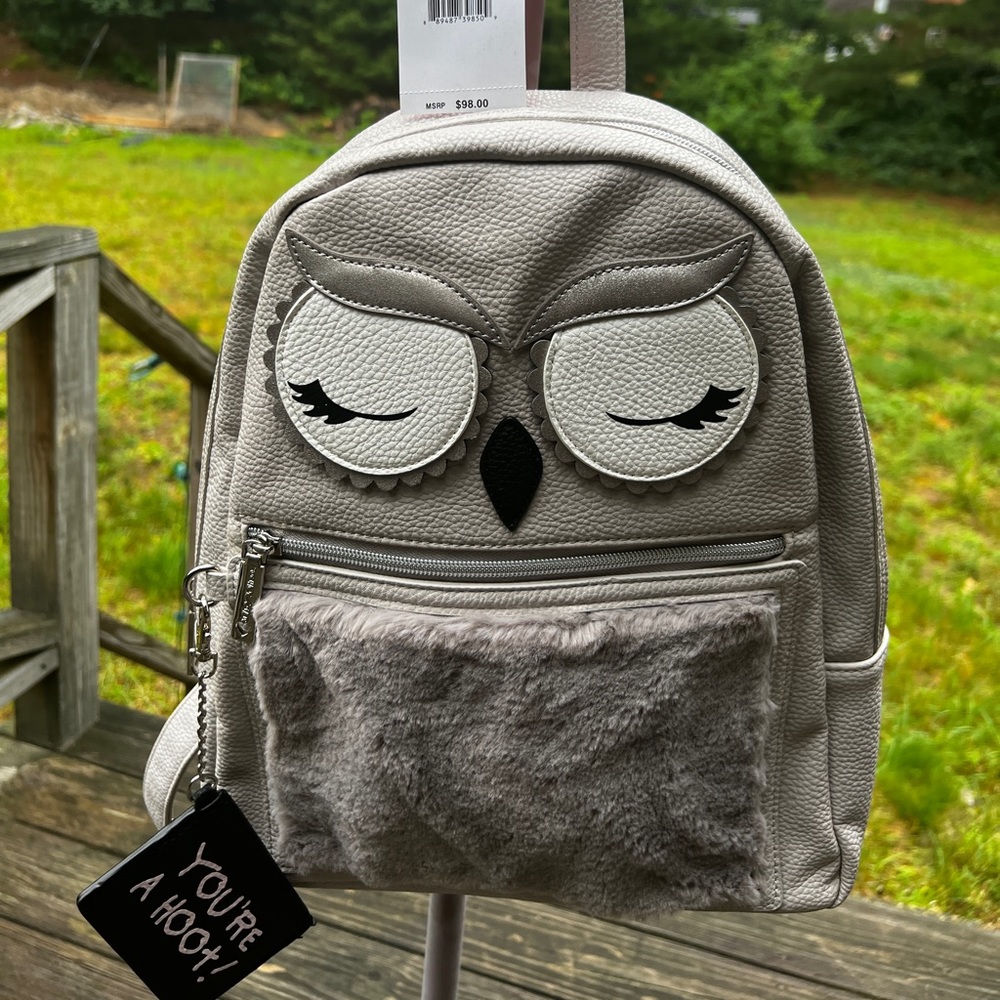 Betsey Johnson Kitch Owl Backpack You're a Hoot